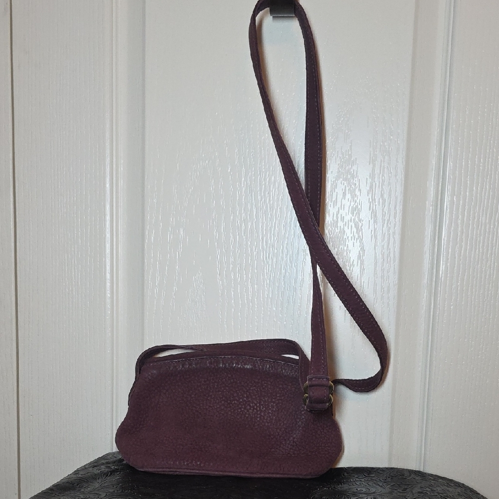 COACH Sonoma Purple Suede  Shoulder Bag